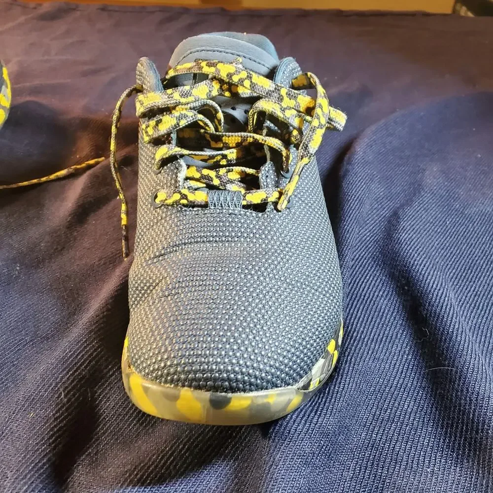 NOBULL Trainer Blue Canvas Athletic Shoes Mens Size 8 Womens 9.5 Sneakers